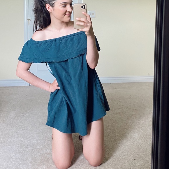 Molly Green Boutique Off the Shoulder Ruffle Dress - Picture 4 of 8